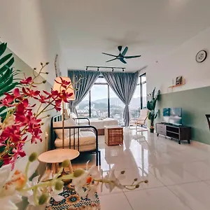 Apartment New 2br Warm And Lovely 10pax-无敌美景两房民宿 Beacon Executive George Town